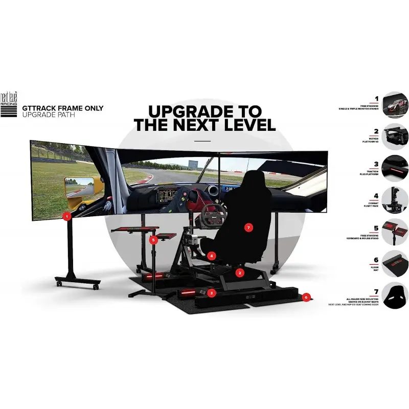 Cockpit - Next Level Racing GTtRack Frame Only ( Imagem 3 de 3 ) - Preview