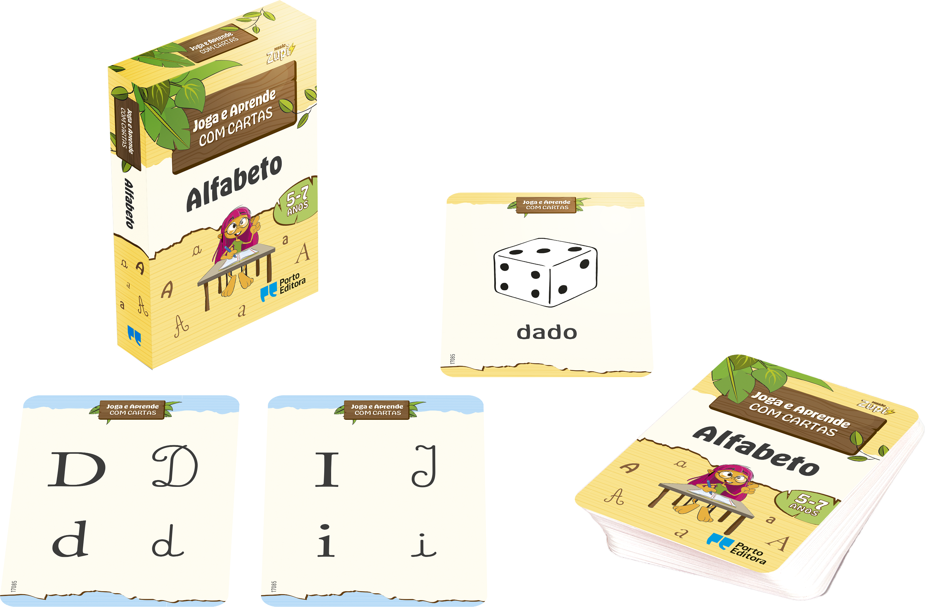 MISSÃO Zupi - Alfabeto - Joga e Aprende com cartas - 5-7 anos ( Imagem 2 de 2 ) - Preview