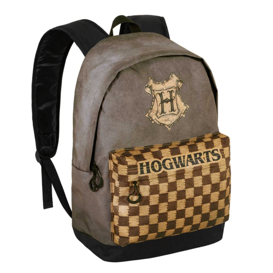 Harry Potter Squares Mochila HS FAN 2.0, Marrom ( Imagem 4 de 4 ) - Preview