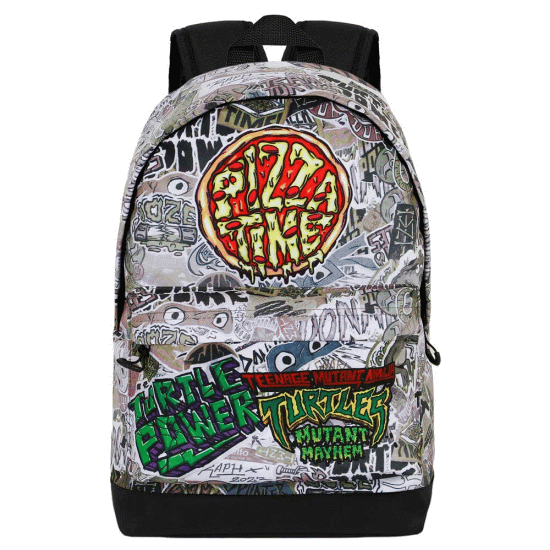 TEENAGE MUTANT NINJA Tartarugas Ninja Pizza Time Mochila HS FAN 2.0, Multicolorido ( Imagem 3 de 5 ) - Preview
