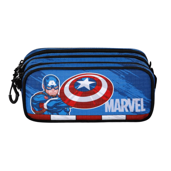 Marvel Capitão América Gears Estojo Trick FAN 2.2, Azul ( Imagem 2 de 3 ) - Preview