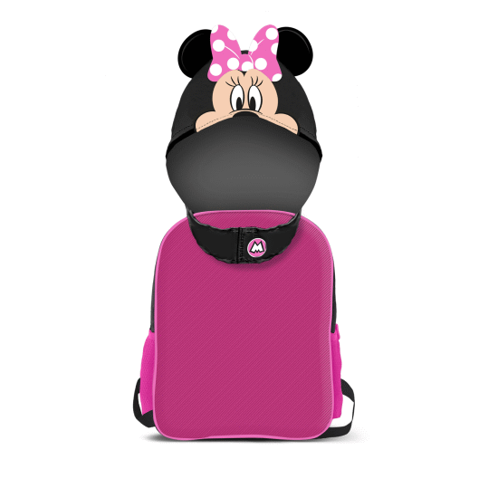 Disney Minnie Mouse Clever Mochila com Capuz Hood, Preta ( Imagem 3 de 4 ) - Preview
