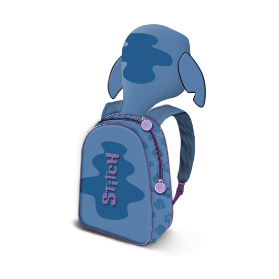 Disney Lilo e Stitch Lemur Mochila com Capuz Hood, Azul ( Imagem 2 de 4 ) - Preview
