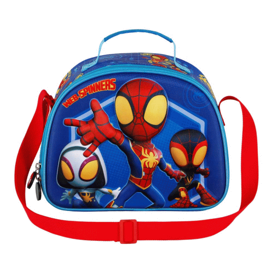 Marvel Homem-Aranha Spinners Lancheira 3D, Azul ( Imagem 3 de 5 ) - Preview