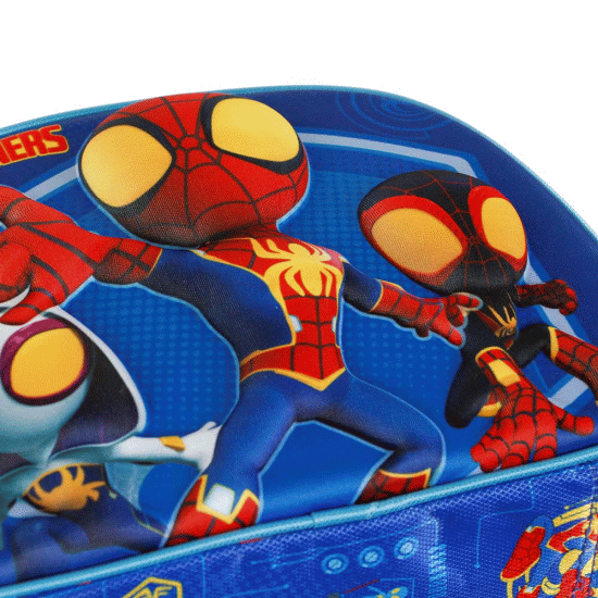 Marvel Homem-Aranha Spinners Lancheira 3D, Azul ( Imagem 5 de 5 ) - Preview