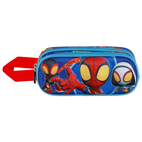 Marvel Homem-Aranha Spinners Estojo Duplo 3D, Azul ( Imagem 2 de 4 ) - Preview
