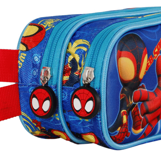 Marvel Homem-Aranha Spinners Estojo Duplo 3D, Azul ( Imagem 4 de 4 ) - Preview