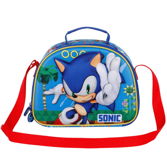 Sonic The Hedgehog - SEGA Faster Lancheira 3D, Azul ( Imagem 2 de 3 ) - Preview