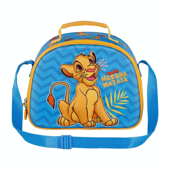 Disney O Rei Leão Hakuna Lancheira 3D, Azul ( Imagem 2 de 5 ) - Preview