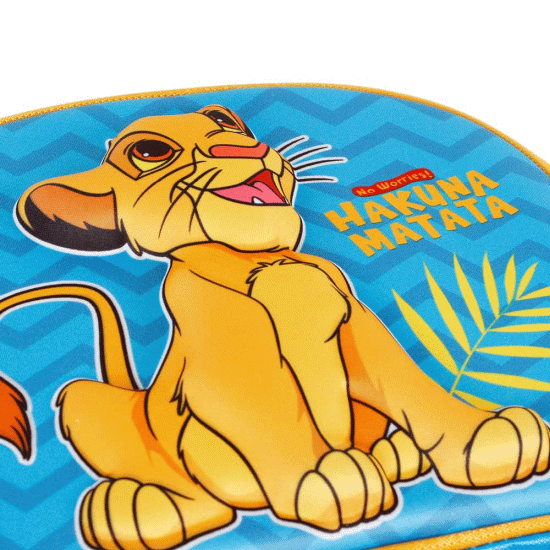 Disney O Rei Leão Hakuna Lancheira 3D, Azul ( Imagem 4 de 5 ) - Preview
