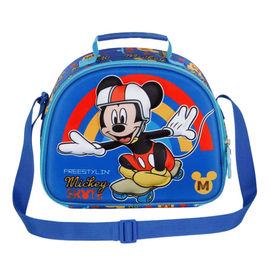 Disney Mickey Mouse Freestyle Lancheira 3D, Azul ( Imagem 2 de 5 ) - Preview