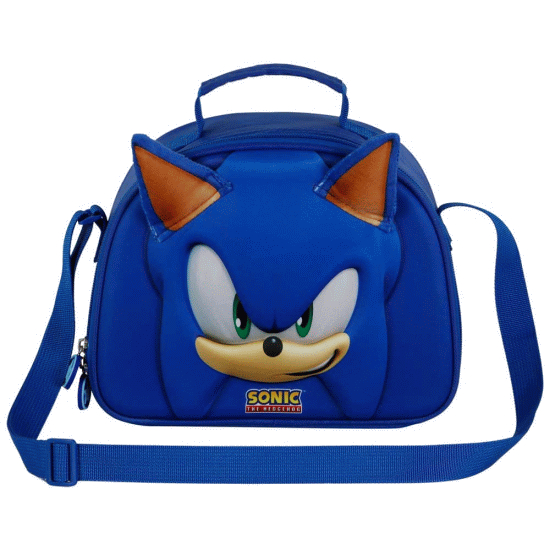 Sonic The Hedgehog - SEGA Face Lancheira 3D, Azul ( Imagem 5 de 5 ) - Preview