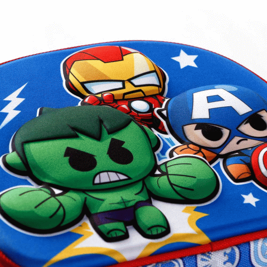 Marvel Os Vingadores Mini Heroes Lancheira 3D, Multicolorido ( Imagem 5 de 5 ) - Preview