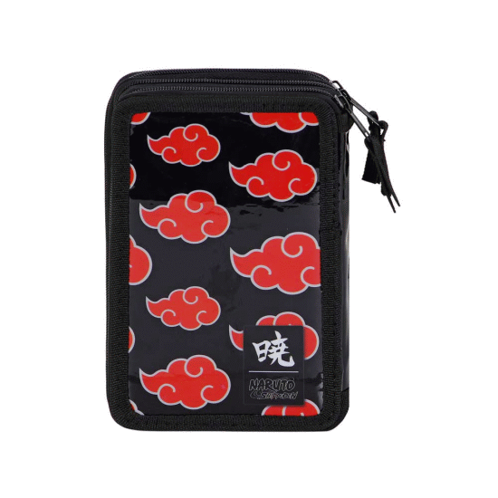 Naruto Clouds Complete Triple Pencil Set, Black ( Imagem 4 de 5 ) - Preview