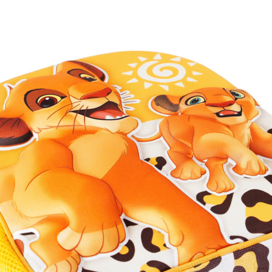 Disney O Rei Leão Africa Mochila 3D Pequena, Amarela ( Imagem 3 de 5 ) - Preview