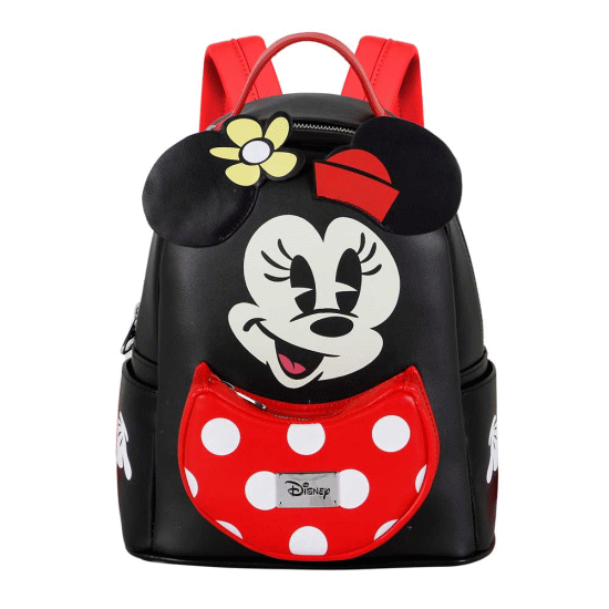 Disney Minnie Mouse Face Mochila Heady, Preta ( Imagem 3 de 4 ) - Preview