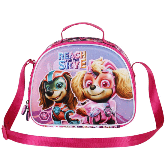 Paw Patrol Mighty Lancheira 3D, Rosa ( Imagem 2 de 3 ) - Preview