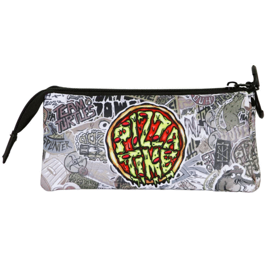 TEENAGE MUTANT NINJA Tartarugas Ninja Pizza Time Estojo Triplo FAN 2.0, Multicolorido ( Imagem 3 de 3 ) - Preview