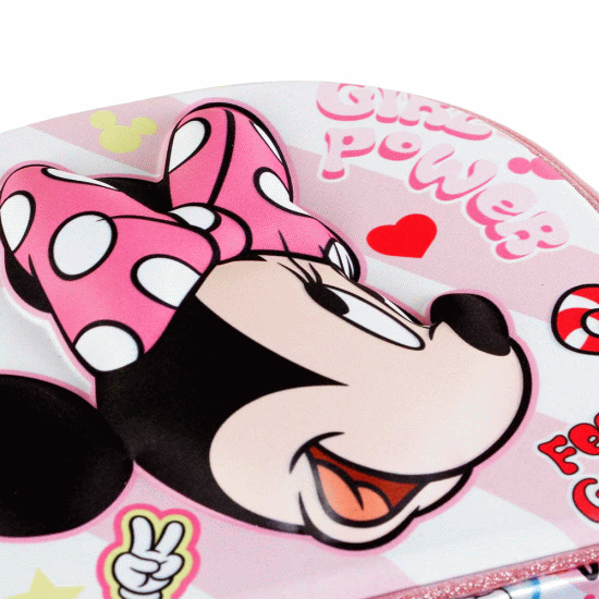 Disney Minnie Mouse Power Lancheira 3D, Rosa ( Imagem 5 de 5 ) - Preview