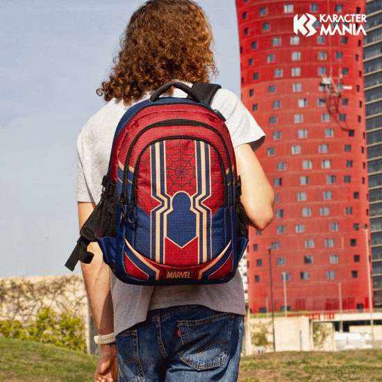 Marvel Homem-Aranha Drop Mochila Running PLUS, Vermelha ( Imagem 2 de 5 ) - Preview