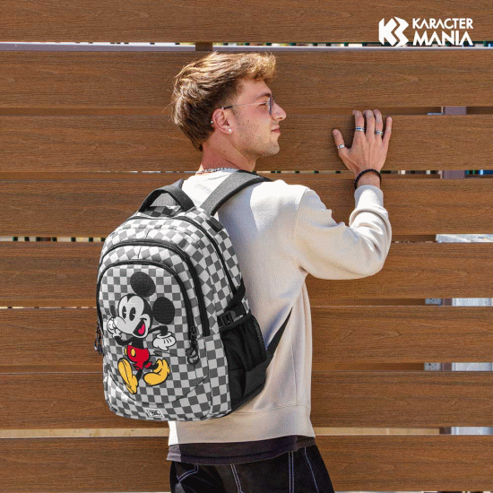 Disney Mickey Mouse Move Mochila Running PLUS, Cinza ( Imagem 2 de 5 ) - Preview