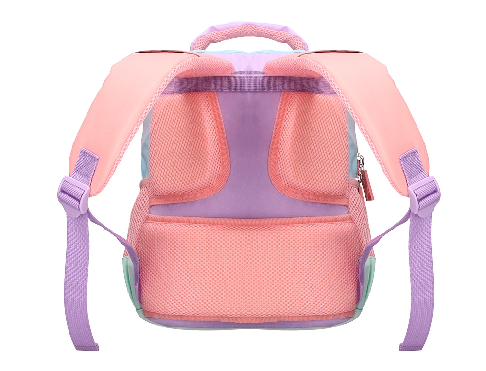 Mochila escolar liderpapel multibolso infantil azul rosa roxo 350x110x270 mm ( Imagem 4 de 15 ) - Preview