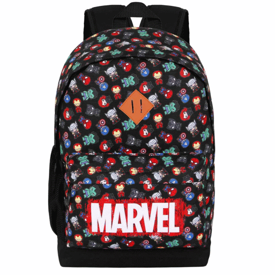 Marvel Os Vingadores Chibi Mochila HS PLUS, Preta ( Imagem 2 de 5 ) - Preview