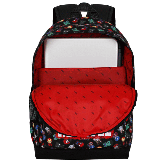 Marvel Os Vingadores Chibi Mochila HS PLUS, Preta ( Imagem 5 de 5 ) - Preview