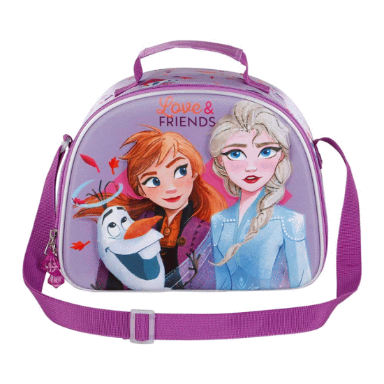 Disney Frozen 2 Friends Lancheira 3D, Fúcsia ( Imagem 2 de 5 ) - Preview