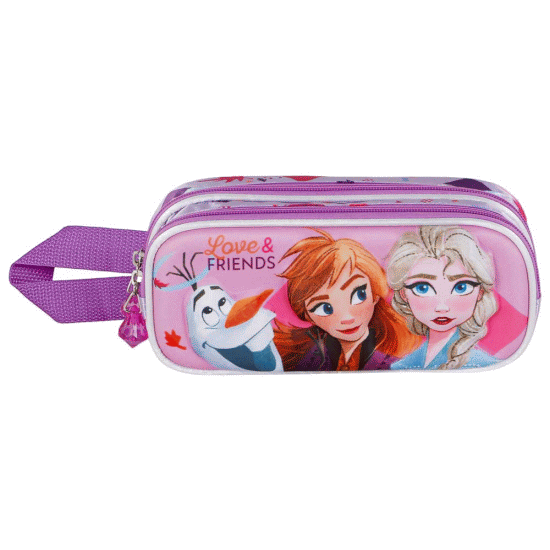 Disney Frozen 2 Friends Estojo Duplo 3D, Fúcsia ( Imagem 2 de 4 ) - Preview