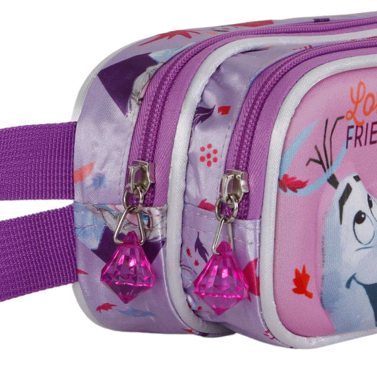 Disney Frozen 2 Friends Estojo Duplo 3D, Fúcsia ( Imagem 4 de 4 ) - Preview