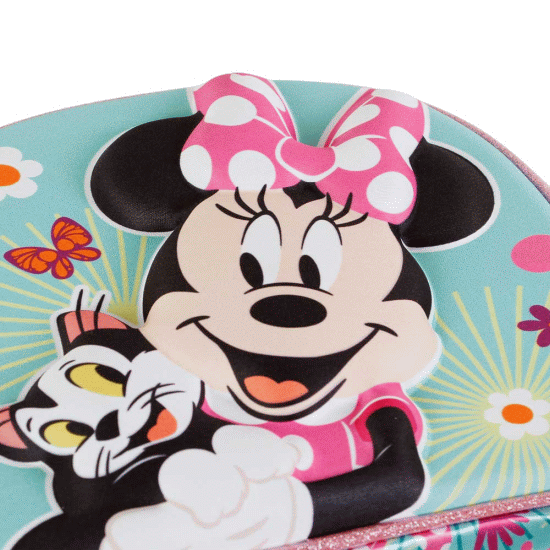 Disney Minnie Mouse Figaro Lancheira 3D, Rosa ( Imagem 5 de 5 ) - Preview