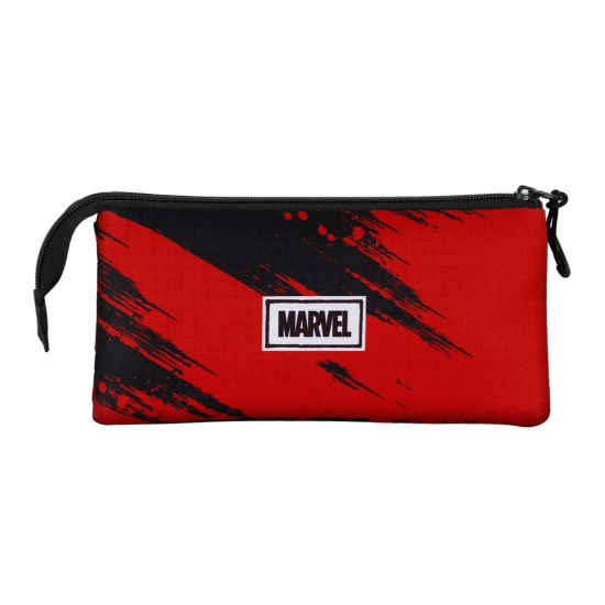 Marvel Deadpool Bad Estojo Triplo, Vermelha ( Imagem 3 de 3 ) - Preview