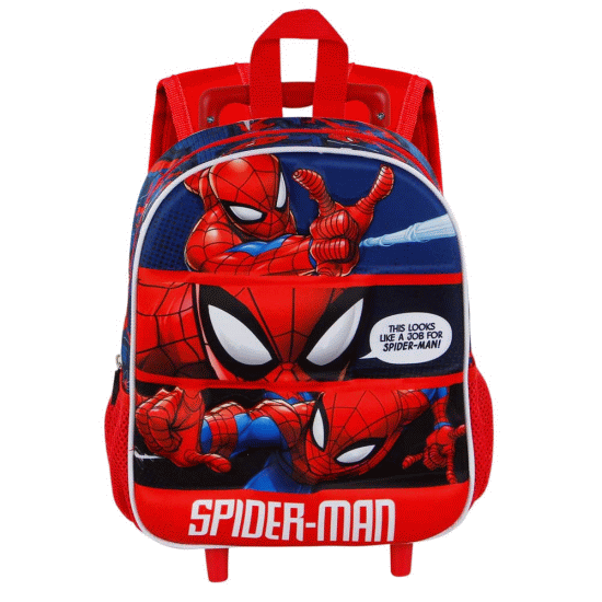 Marvel Homem-Aranha Stronger Mochila 3D com Rodas Pequena, Vermelha ( Imagem 4 de 5 ) - Preview