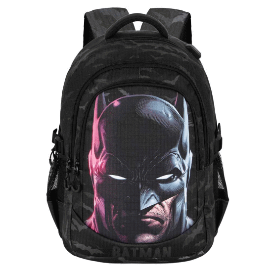 DC Comics Batman Face Mochila Running PLUS, Preta ( Imagem 2 de 4 ) - Preview