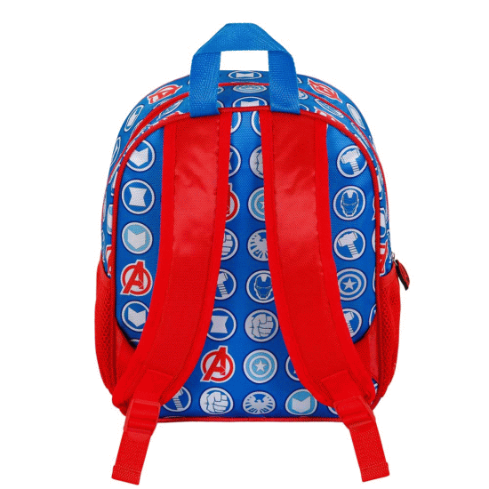 Marvel Os Vingadores Mini Heroes Mochila 3D Pequena, Multicolorido ( Imagem 4 de 5 ) - Preview