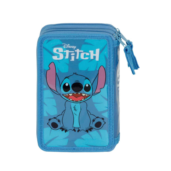 Disney Lilo & Stitch Complete Triple Pencil Case, Blue ( Imagem 4 de 5 ) - Preview