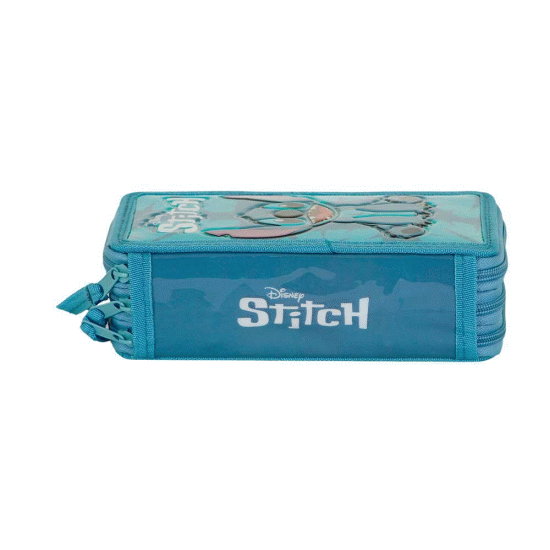 Disney Lilo & Stitch Complete Triple Pencil Case, Blue ( Imagem 5 de 5 ) - Preview