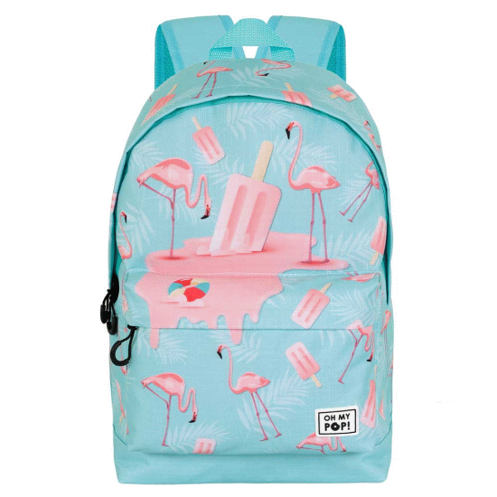 Oh My Pop Ice Flamingo Mochila HS FAN 2.2, Turquesa ( Imagem 4 de 4 ) - Preview