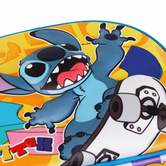 Disney Lilo e Stitch Skater Lancheira 3D, Amarela ( Imagem 5 de 5 ) - Preview