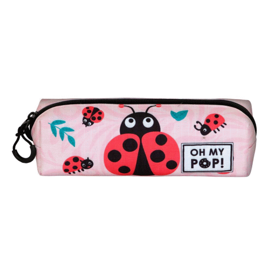 Oh My Pop Ladybug Estojo Cuadrado FAN 2.2, Rosa ( Imagem 2 de 3 ) - Preview