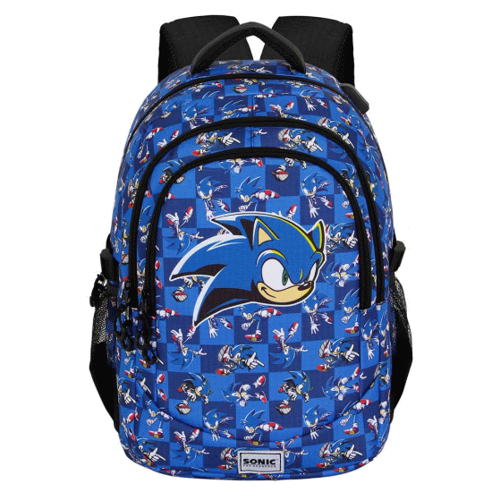 Sonic The Hedgehog - SEGA Action Mochila Running PLUS, Azul ( Imagem 2 de 4 ) - Preview