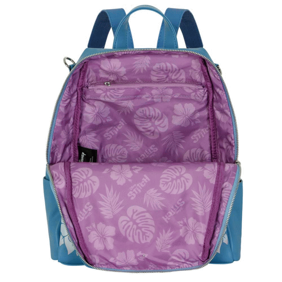 Disney Lilo e Stitch Tongue Mochila Shield, Azul ( Imagem 2 de 5 ) - Preview
