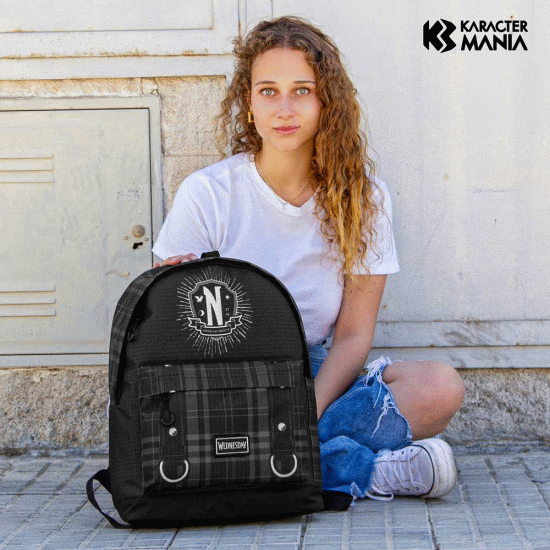 Wednesday Chains Mochila HS PLUS, Preta ( Imagem 2 de 5 ) - Preview