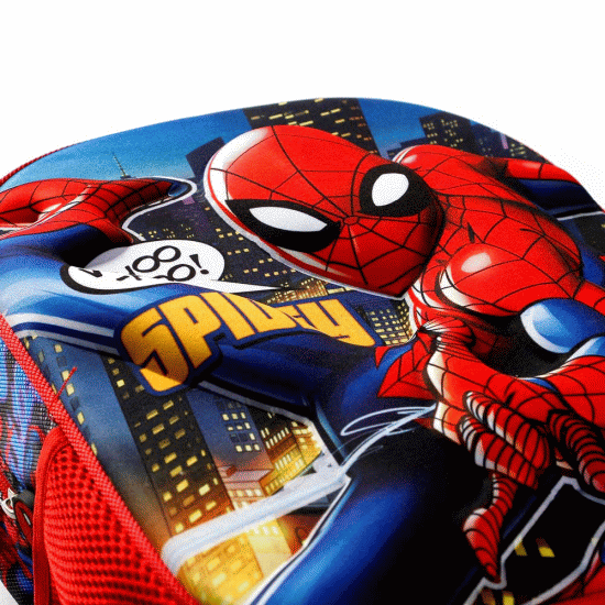 Marvel Homem-Aranha Mighty Mochila 3D com Rodas Pequena, Vermelha ( Imagem 5 de 5 ) - Preview