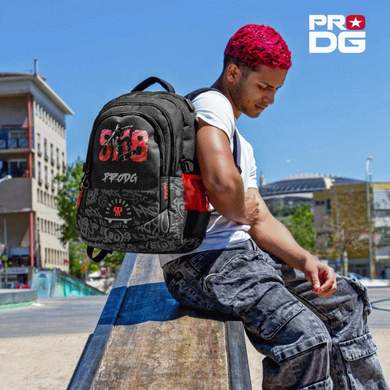 PRO-DG SK8 Mochila Running PLUS, Preta ( Imagem 2 de 5 ) - Preview
