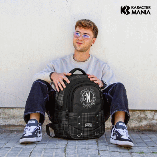 Wednesday Chains Mochila Running PLUS, Preta ( Imagem 5 de 5 ) - Preview