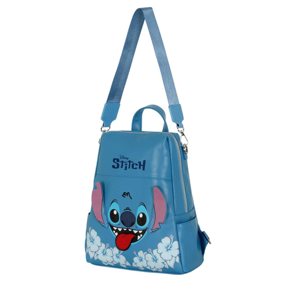 Disney Lilo e Stitch Tongue Mochila Shield, Azul ( Imagem 5 de 5 ) - Preview