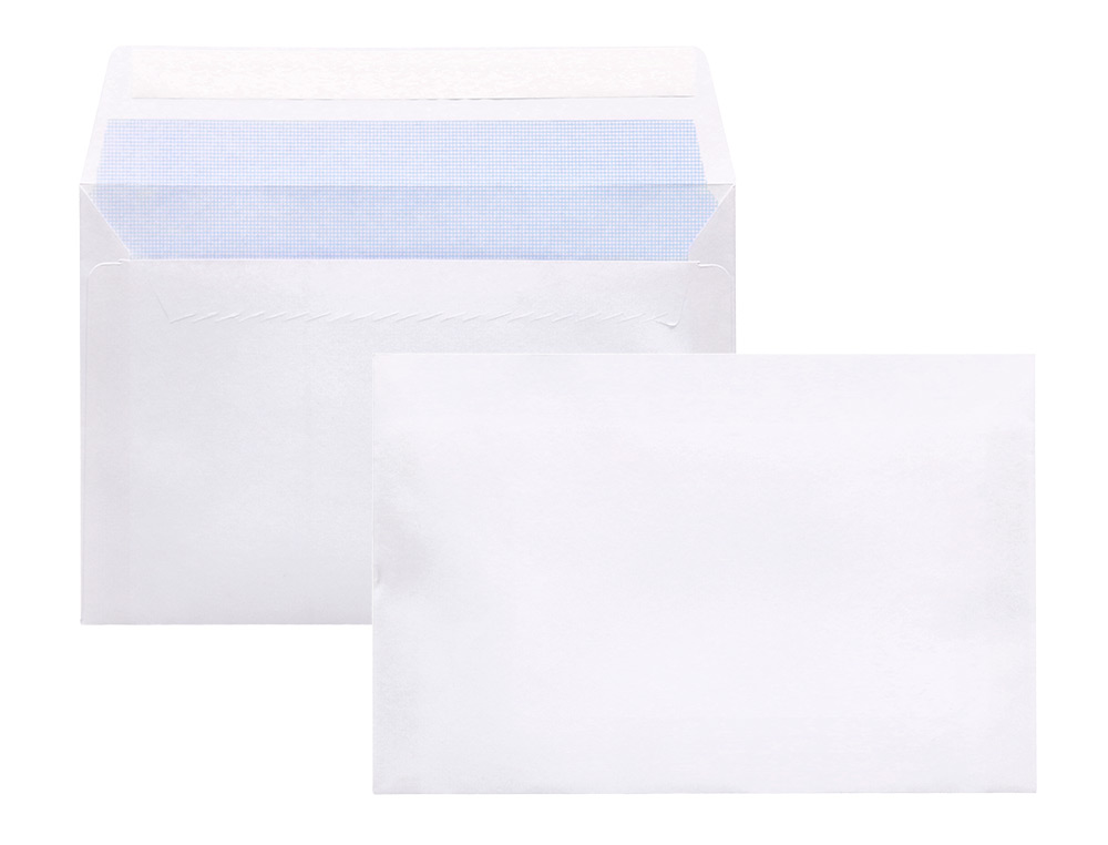 Envelope liderpapelcomercial normalizado branco 120x176 mm tira de silicone pack de 25 unidades ( Imagem 2 de 10 ) - Preview