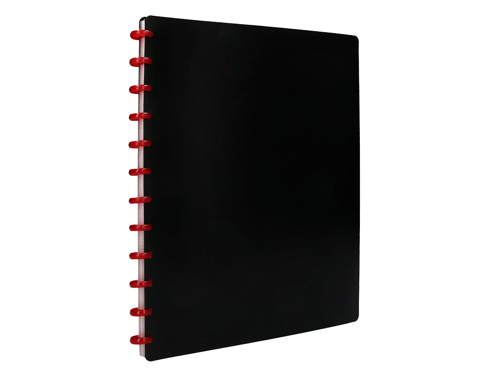 Capa catalogo liderpapel com aneis plasticos preto ( Imagem 5 de 11 ) - Preview
